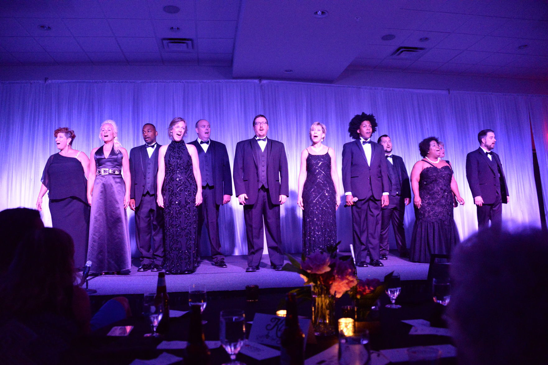 Ensemble performing Seasons of Love from Rent